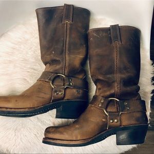 Frye harness boots
